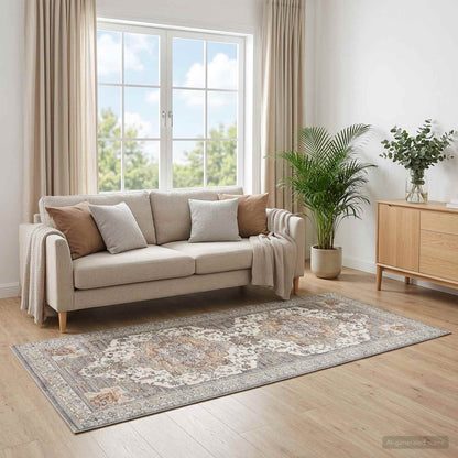 Rug ORIZ Brown 80 x 200 cm 100% Polyester