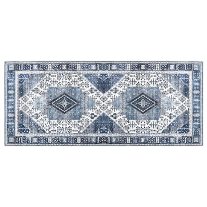 Rug ORIZ Dark Blue 80 x 200 cm 100% Polyester