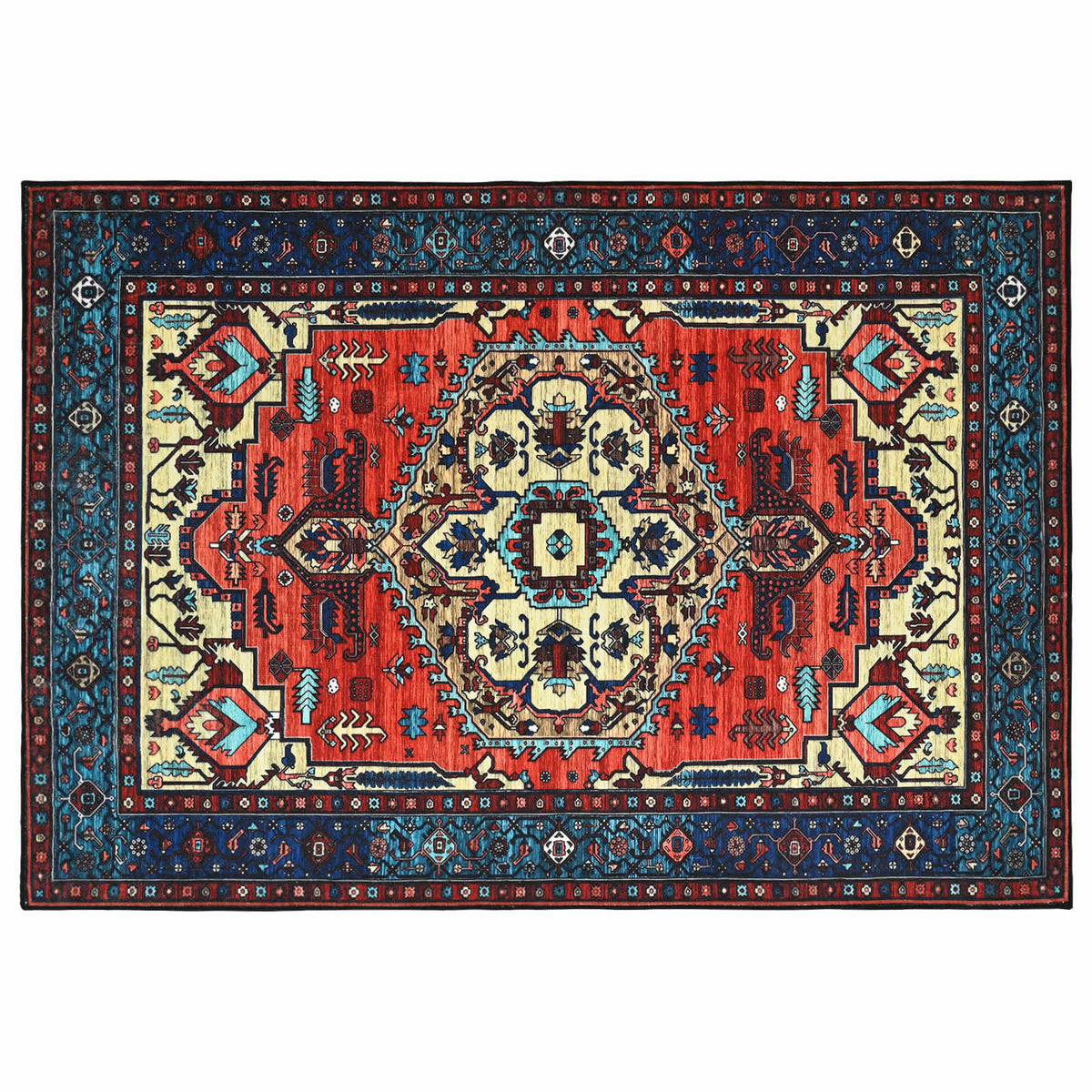 Rug ORIZ Red 120 x 170 cm 100% Polyester