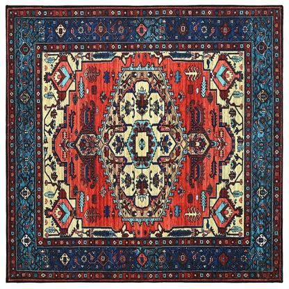 Rug ORIZ Red 160 x 160 cm 100% Polyester