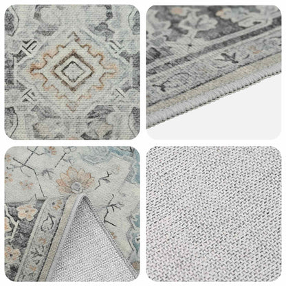Rug ORIZ Cream 80 x 200 cm 100% Polyester