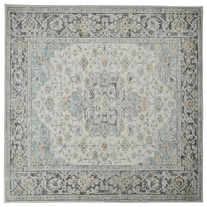Rug ORIZ Cream 160 x 160 cm 100% Polyester