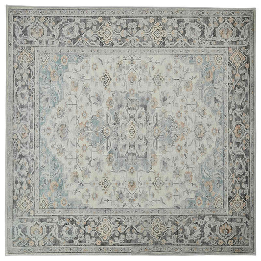 Rug ORIZ Cream 160 x 160 cm 100% Polyester