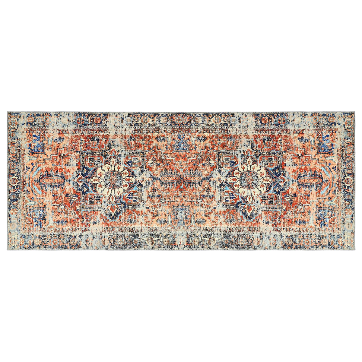 Rug ORIZ Orange 80 x 200 cm 100% Polyester