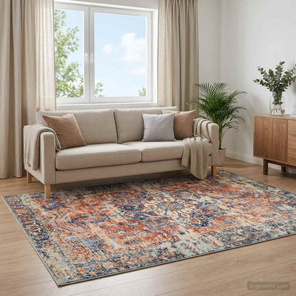 Rug ORIZ Orange 240 x 340 cm 100% Polyester