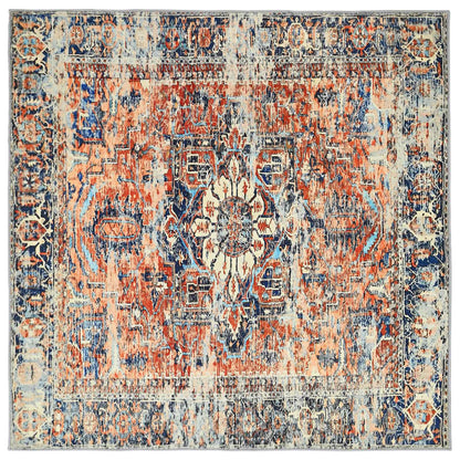 Rug ORIZ Orange 160 x 160 cm 100% Polyester