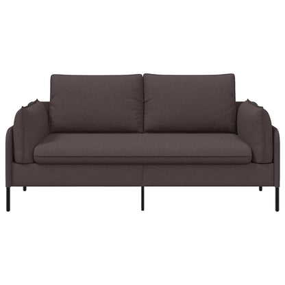 2-Seater Sofa Dark Brown 188 x 81 x 89 cm Fabric