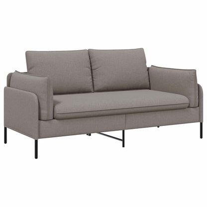 2-Seater Sofa Taupe 188 x 81 x 89 cm Fabric