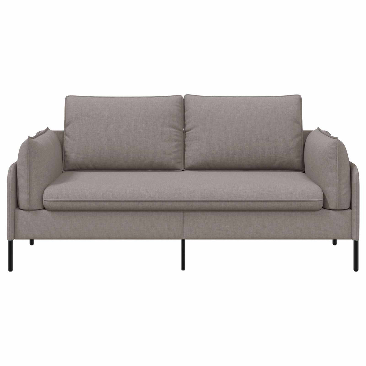 2-Seater Sofa Taupe 188 x 81 x 89 cm Fabric
