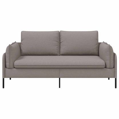 2-Seater Sofa Taupe 188 x 81 x 89 cm Fabric