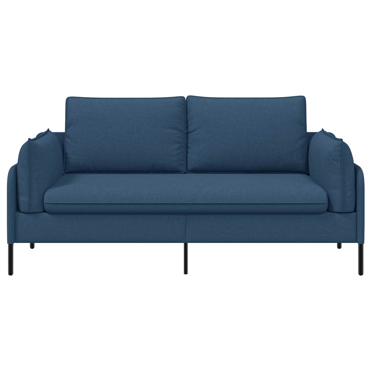 2-Seater Sofa Blue 188 x 81 x 89 cm Fabric