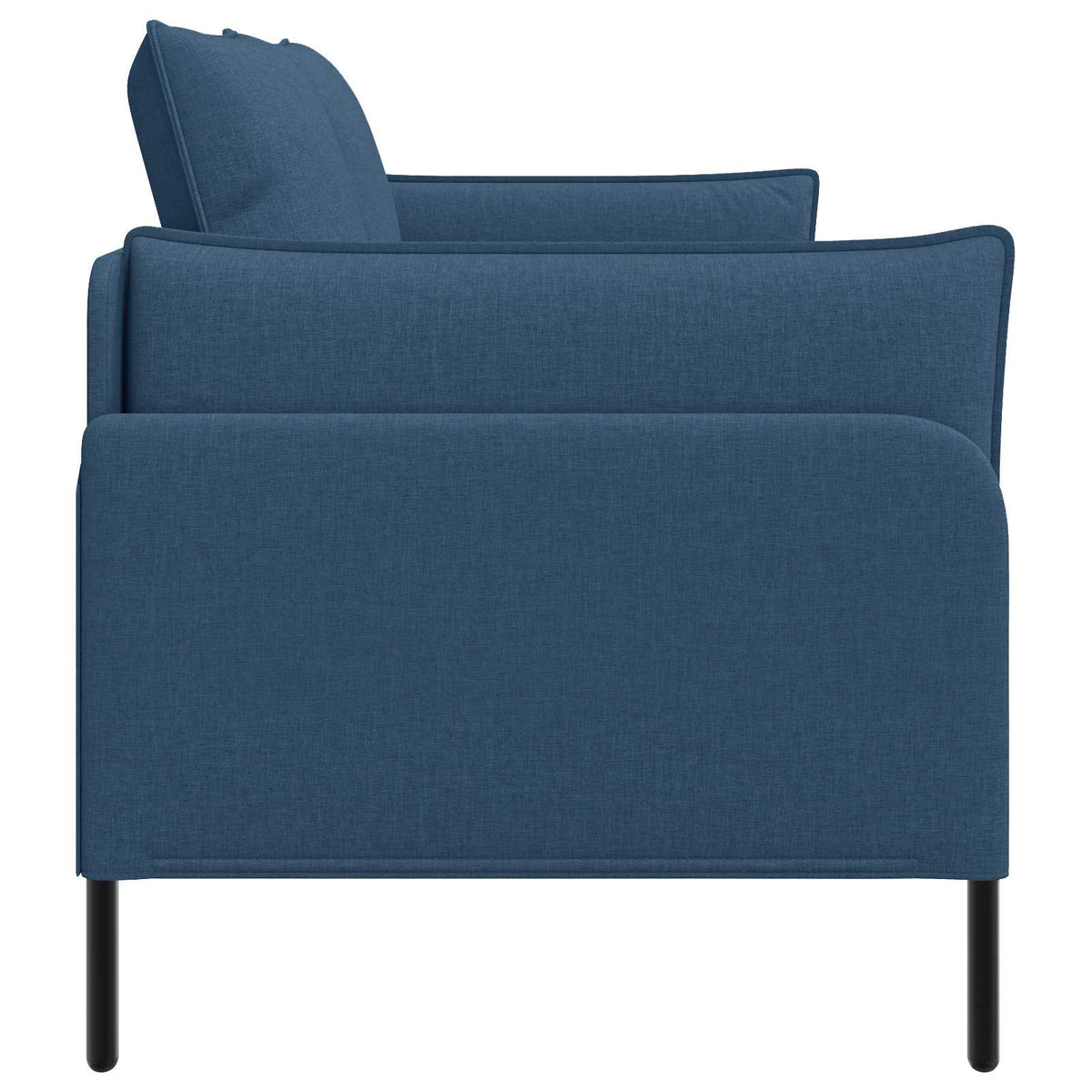 2-Seater Sofa Blue 188 x 81 x 89 cm Fabric