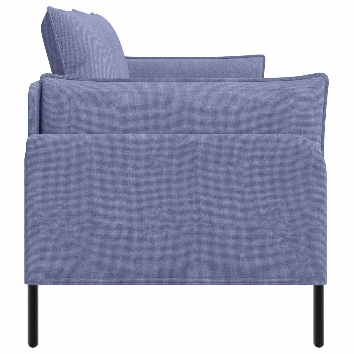 2-Seater Sofa Jeans Blue 188 x 81 x 89 cm Fabric