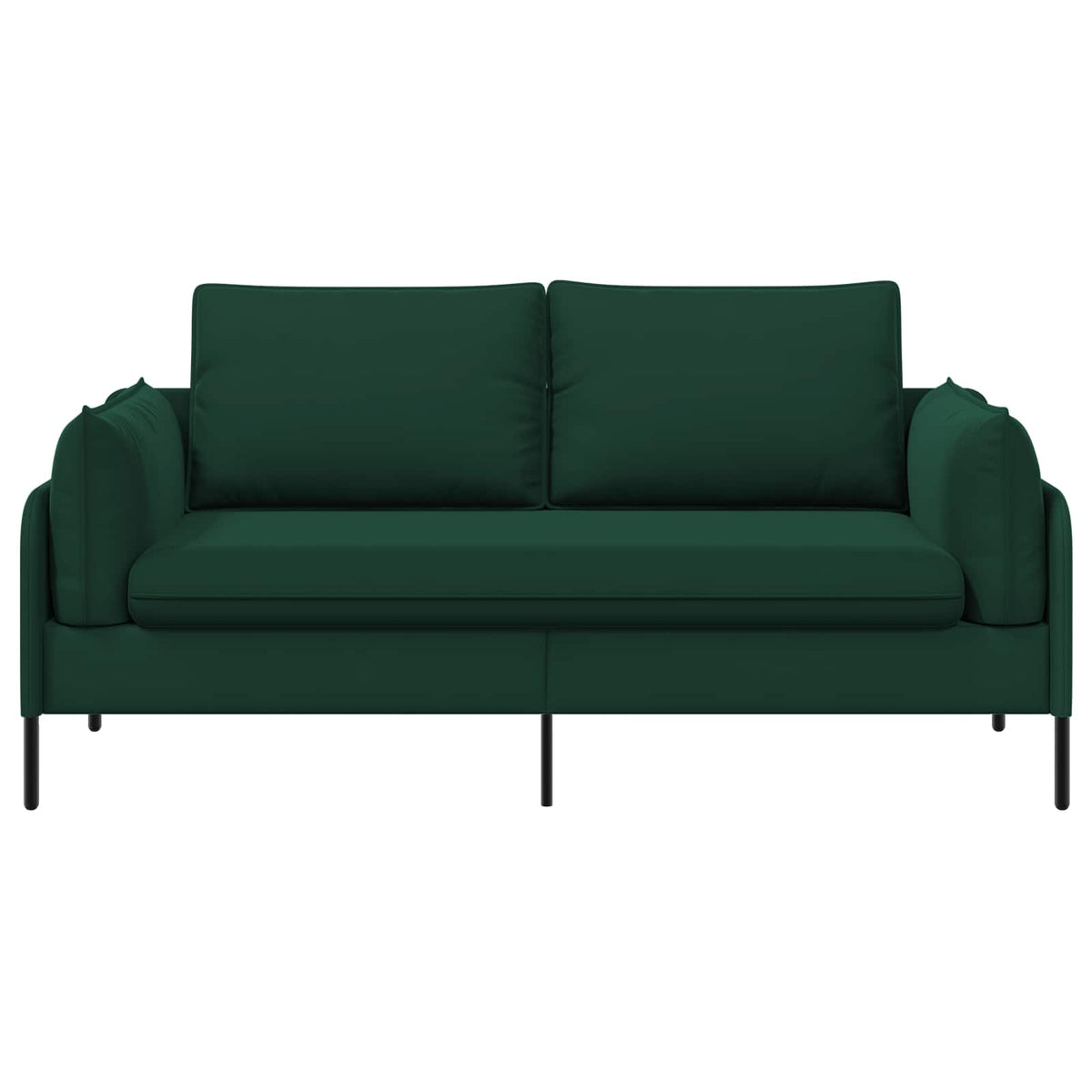 2-Seater Sofa 2-Seater Dark Green 188 x 81 x 89 cm Velvet