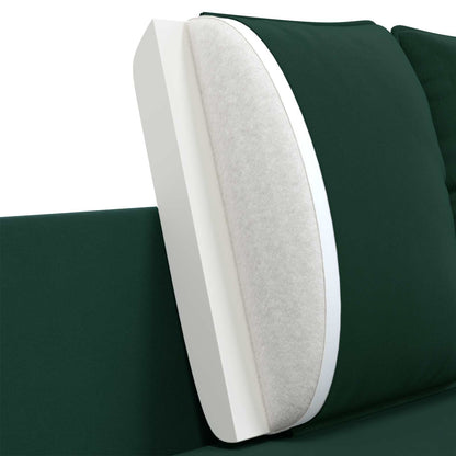 2-Seater Sofa 2-Seater Dark Green 188 x 81 x 89 cm Velvet