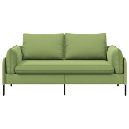 2-Seater Sofa 2-Seater Light Green 188 x 81 x 89 cm Velvet