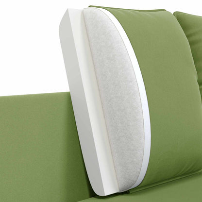 2-Seater Sofa 2-Seater Light Green 188 x 81 x 89 cm Velvet