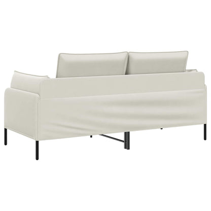 2-Seater Sofa 2-Seater Cream 188 x 81 x 89 cm Velvet