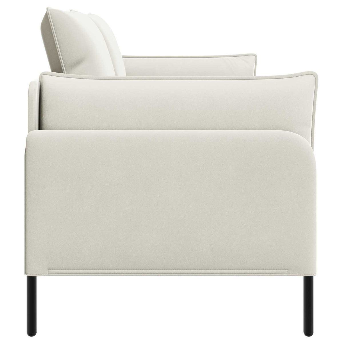 2-Seater Sofa 2-Seater Cream 188 x 81 x 89 cm Velvet