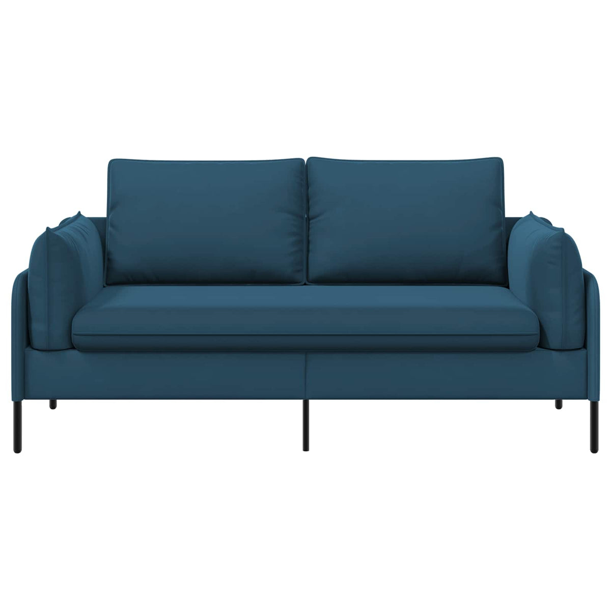 2-Seater Sofa 2-Seater Blue 188 x 81 x 89 cm Velvet