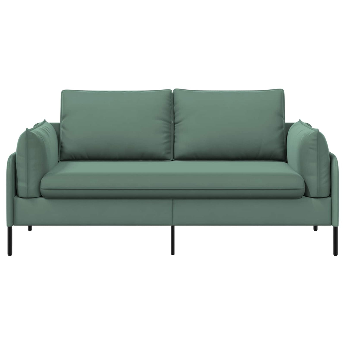2-Seater Sofa Sea Green 188 x 81 x 89 cm Velvet