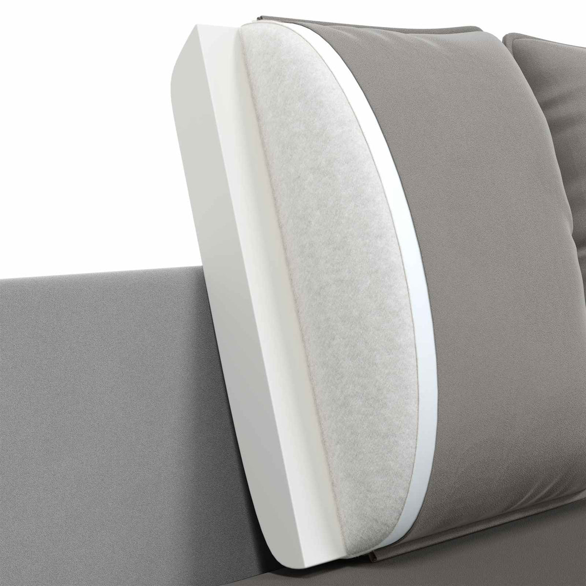 3-Seater Sofa Light Grey 222 x 81 x 89 cm Velvet