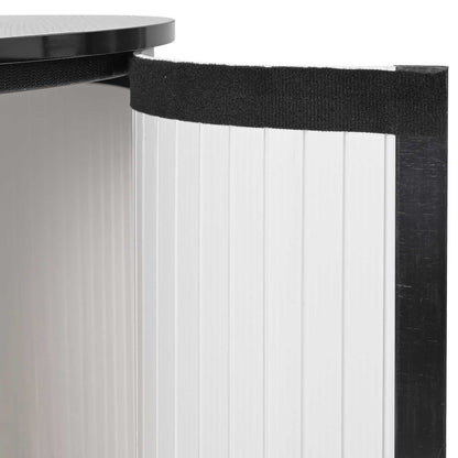 Trade Show Counter Black and White Ø 60 x 93 cm