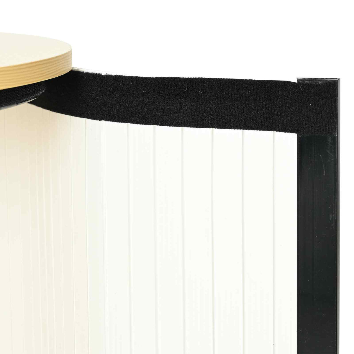 Trade Show Counter Light Brown and White Ø 60 x 93 cm