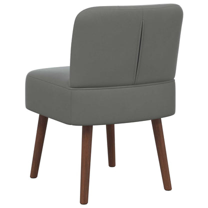 Slipper Chair Dark Grey Velvet