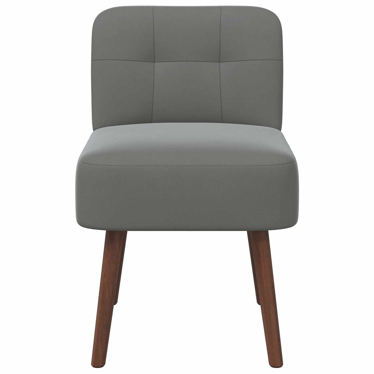 Slipper Chair Dark Grey Velvet
