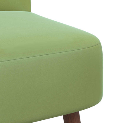 Slipper Chair Light Green Velvet