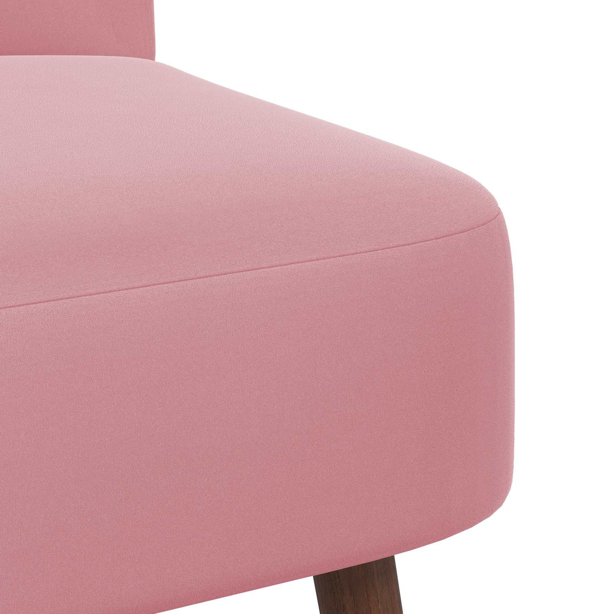 Slipper Chair Pink Velvet