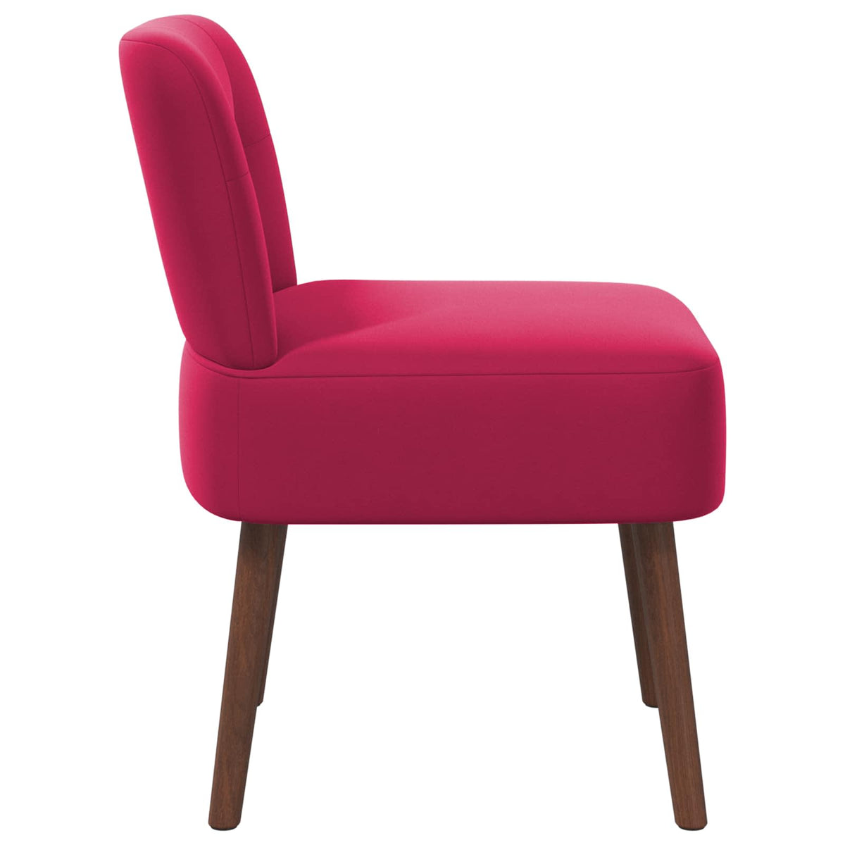 Slipper Chair Wine Red Velvet