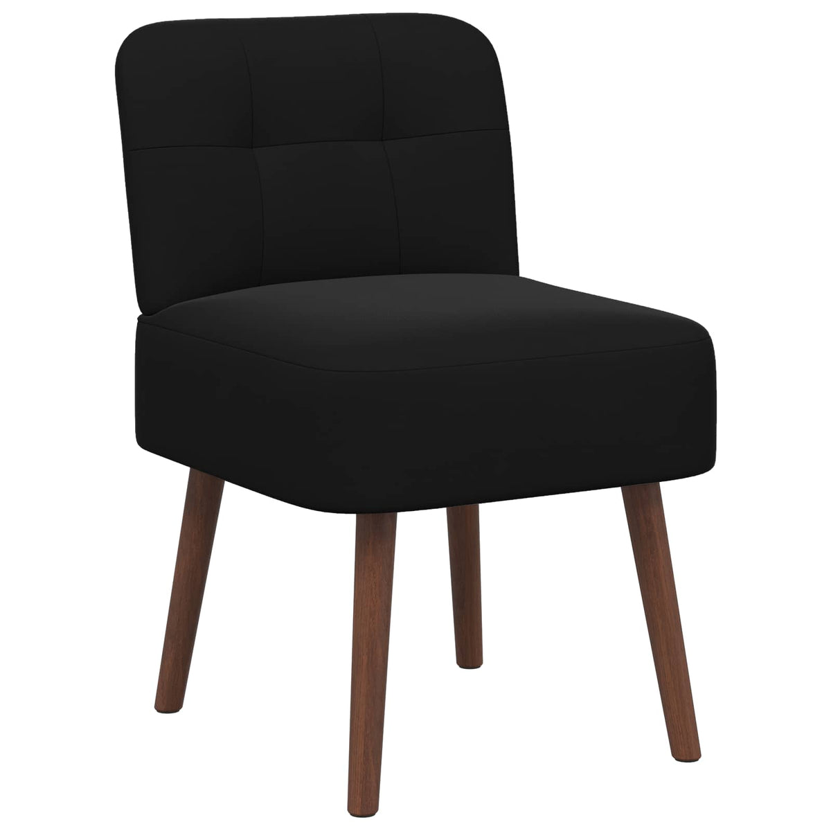 Slipper Chair Black Velvet