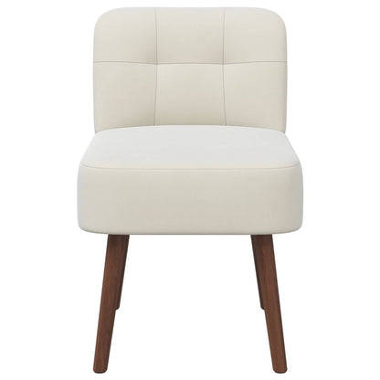 Slipper Chair Cream Velvet