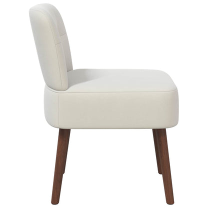 Slipper Chair Cream Velvet