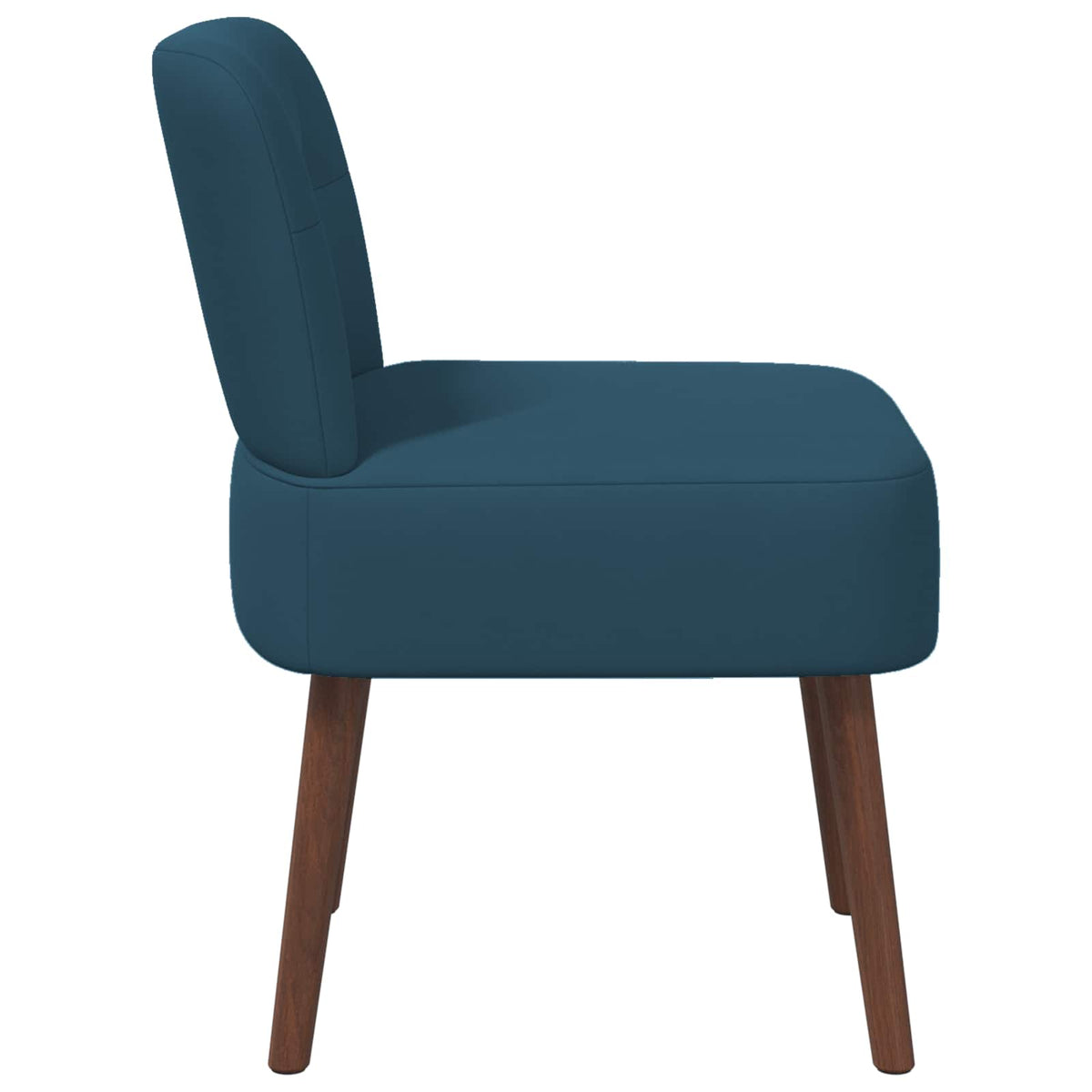 Slipper Chair Blue Velvet