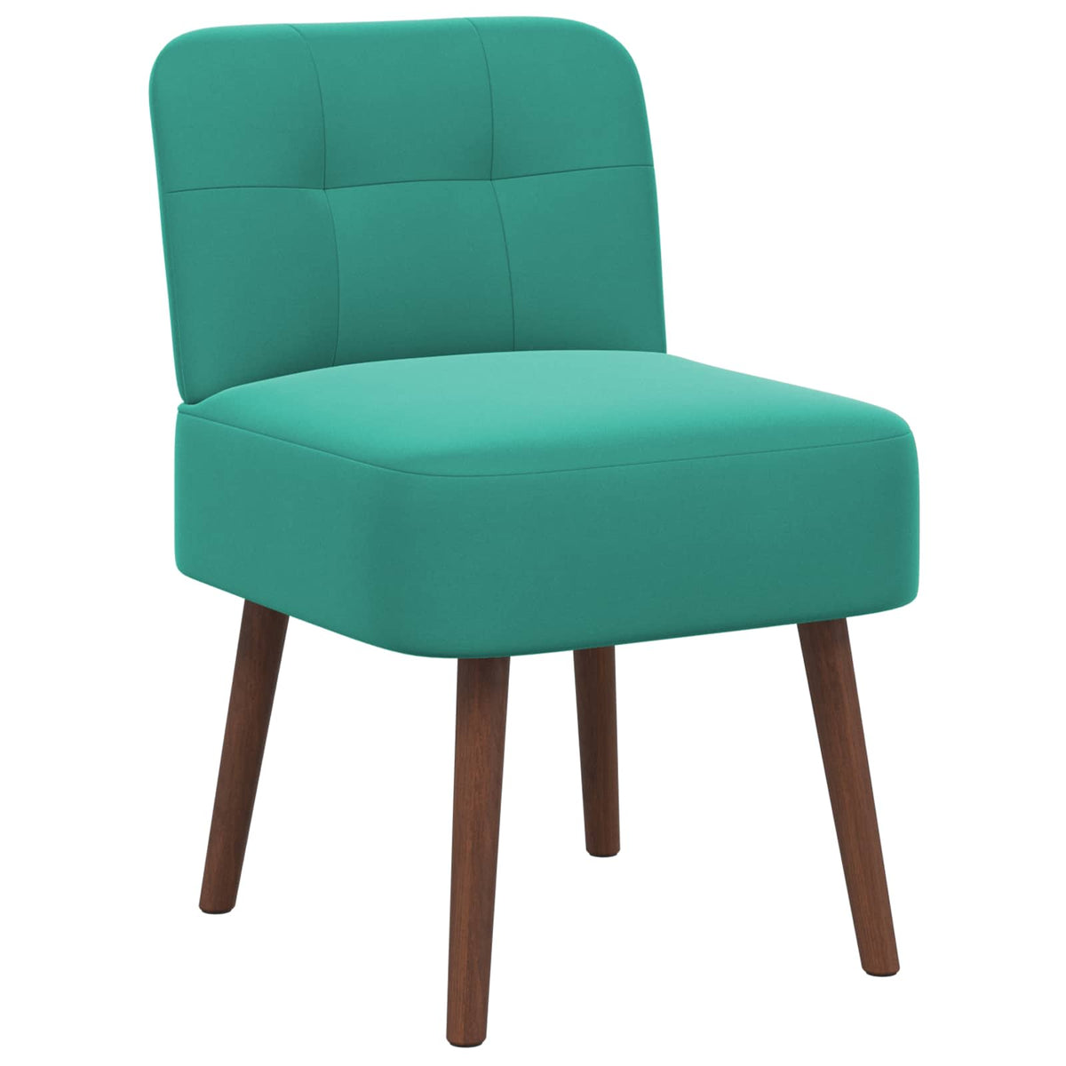 Slipper Chair Turquoise Velvet