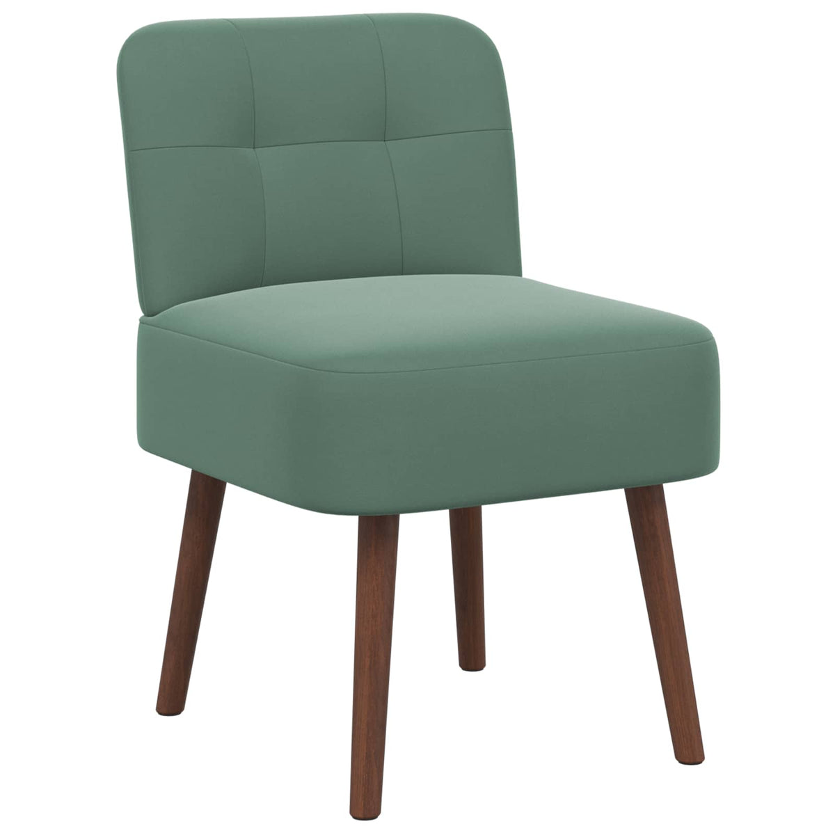 Slipper Chair Sea Green Velvet