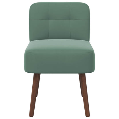 Slipper Chair Sea Green Velvet