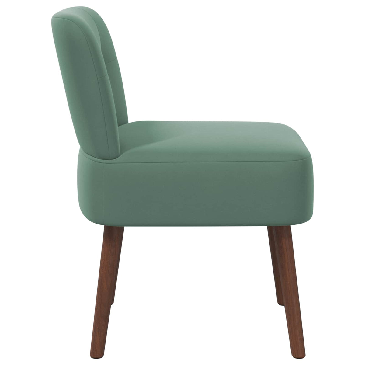 Slipper Chair Sea Green Velvet