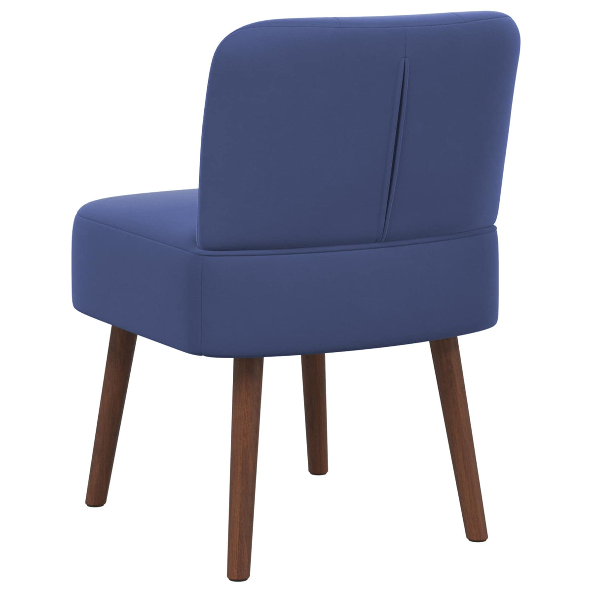 Slipper Chair Police Blue Velvet
