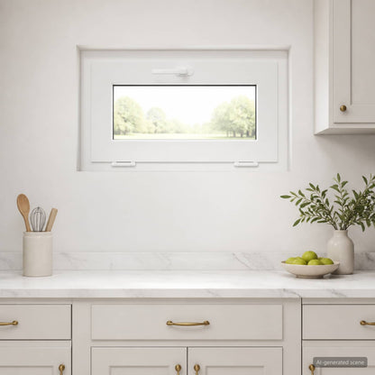 Basement Window Internal Colour White RISOR 65 x 40 cm