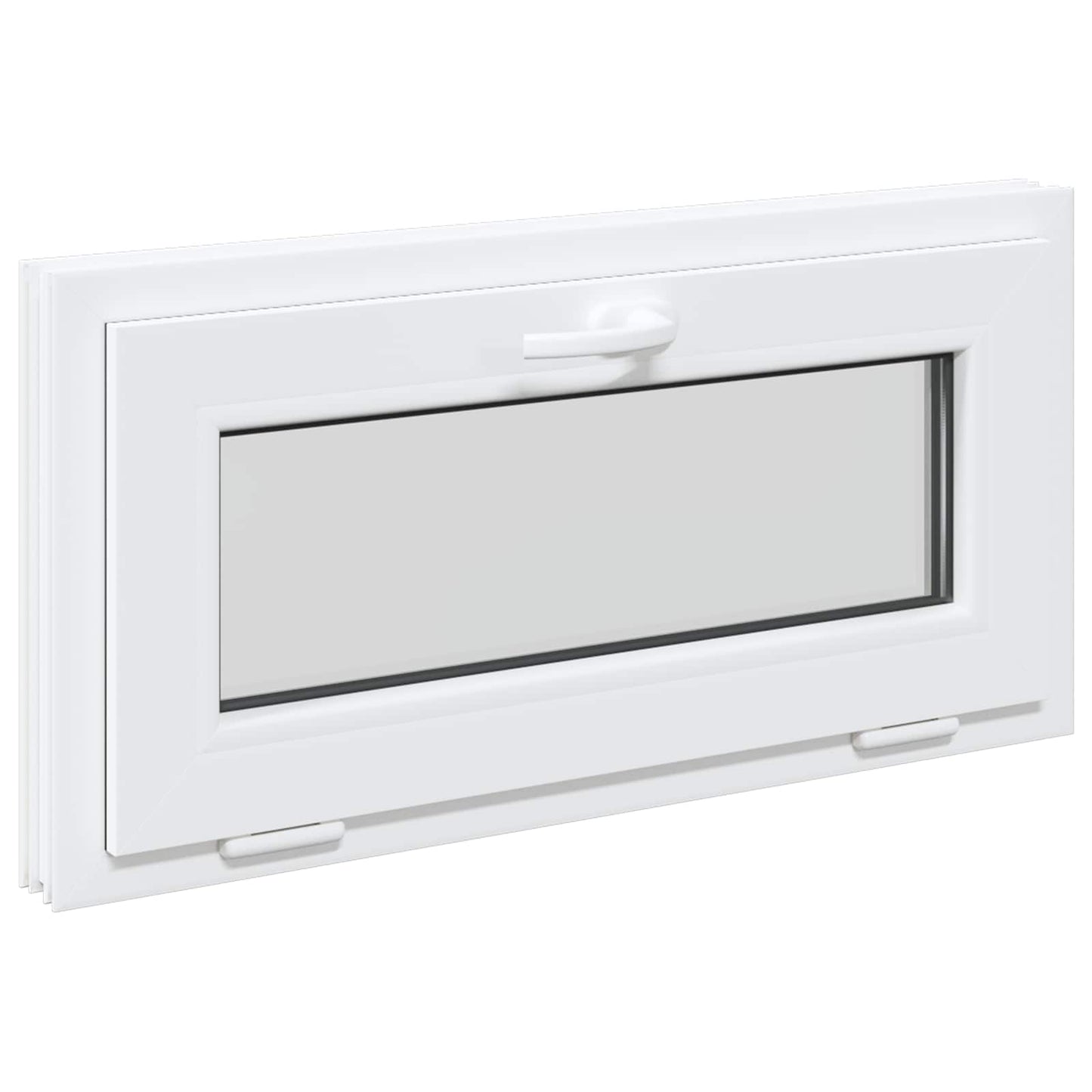 Basement Window Internal Colour White RISOR 75 x 40 cm