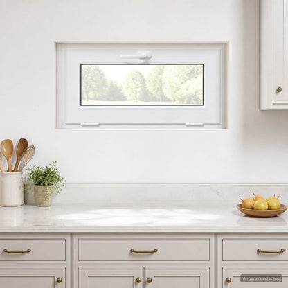 Basement Window Internal Colour White RISOR 75 x 45 cm