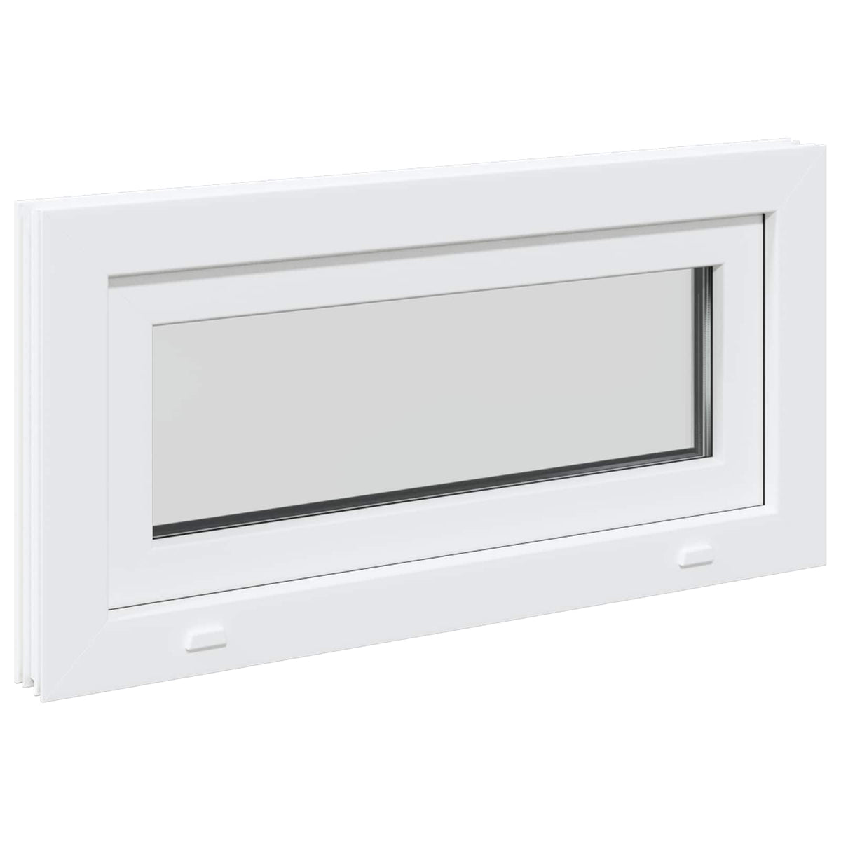 Basement Window Internal Colour White RISOR 75 x 45 cm