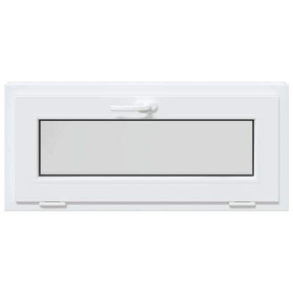 Tilt Basement Window RISOR 95 x 45 cm PVC and Clear Plain Glass
