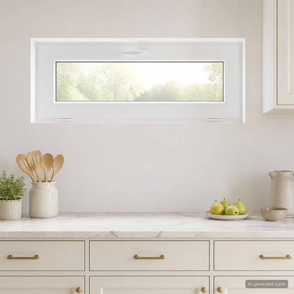 Basement Window Internal Colour White RISOR 100 x 45 cm