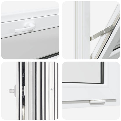 Basement Window Internal Colour White RISOR 110 x 45 cm