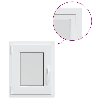 Basement Window Internal Colour White RISOR 45 x 50 cm